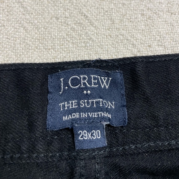 JCREW Men’s Sutton Black Straight Fit‎ Jeans 29 x 30 - Picture 4 of 7